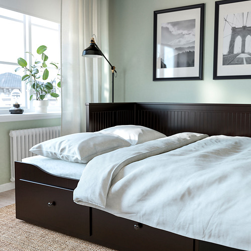 HEMNES, day-bed with 3 drawers and 2 mattresses Twin. 5 of 10 open dialog