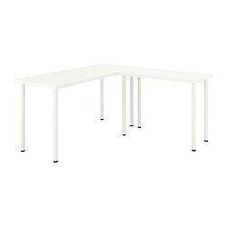 Measurement Illustration - LAGKAPTEN/LINNMON L-shaped desk