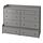 Variación actual: horizontal, 8 cajones, gris, 54 3/8 "x21 5/8 "x41 "