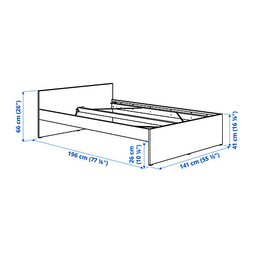 VIHALS, bed frame. 6 of 6 open dialog