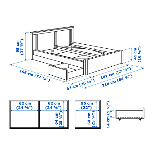 SONGESAND, bed Full. 9 of 9 open dialog