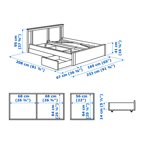 SONGESAND, bed Queen. 10 of 10 open dialog