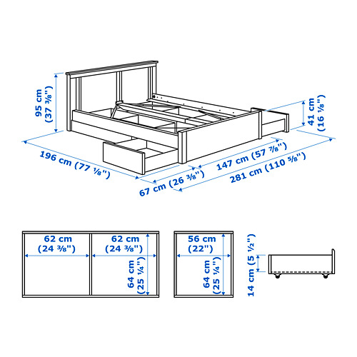 SONGESAND, bed Full. 12 of 12 open dialog