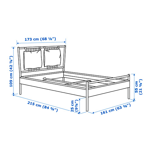 BJÖRKSNÄS, Cama Queen. 9 de 9 abrir diálogo