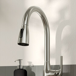 Measurement Illustration - MACKSJÖN pull down kitchen faucet with spray