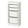 Select colour variation: white, 18 1/8x11 3/4 "x37 "