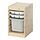 Select colour variation: light white stained pine white/gray