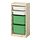 Select colour variation: light white stained pine/white-bright green, 17 3/8x11 3/4 "x35 7/8 "