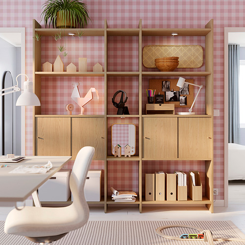 LÅDMAKARE, comb almacenaje con puertas corredizas. 4 de 8 abrir diálogo