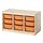Current variation: light white stained pine/light orange, 36 5/8 "x17 3/8 "x20 1/2 "