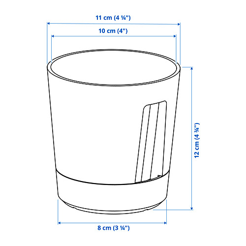 VÅRDTRÄD, self-watering plant pot . 9 of 9 open dialog