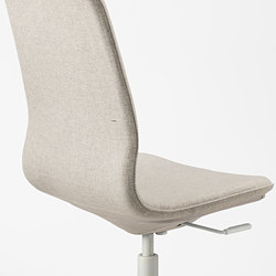 Measurement Illustration - LÅNGFJÄLL office chair