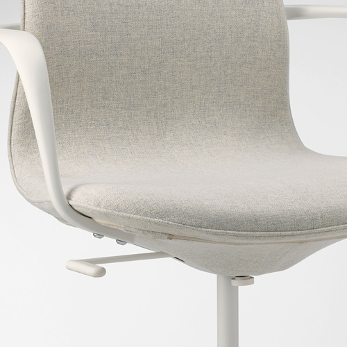 LÅNGFJÄLL, silla de trabajo con reposabrazos. 5 de 9 abrir diálogo