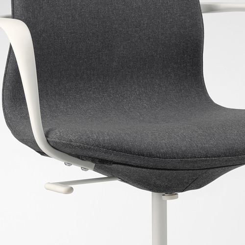 LÅNGFJÄLL, silla de trabajo con reposabrazos. 5 de 9 abrir diálogo