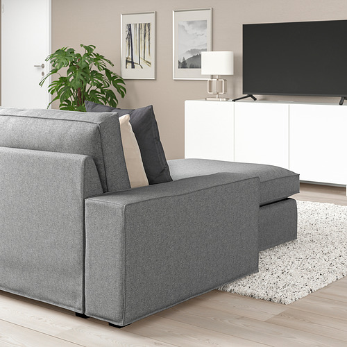 KIVIK, sofá 3 plazas con chaiselongue. 4 de 9 abrir diálogo