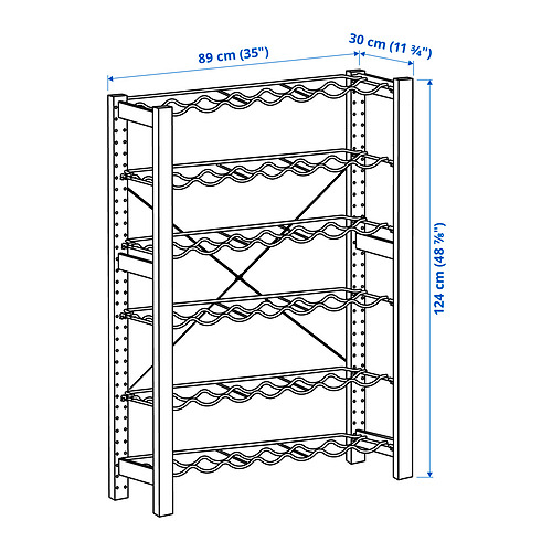 IVAR, shelving unit/bottle racks. 4 of 5 open dialog