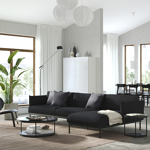 ÄPPLARYD, sofá 4 plazas con chaiselongue. 2 de 8 abrir diálogo