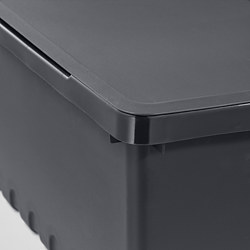 Measurement Illustration - UPPSNOFSAD storage box with lid