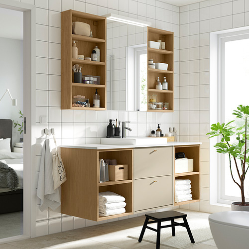 LETTAN, mueble de baño con espejo y puertas. 2 de 4 abrir diálogo