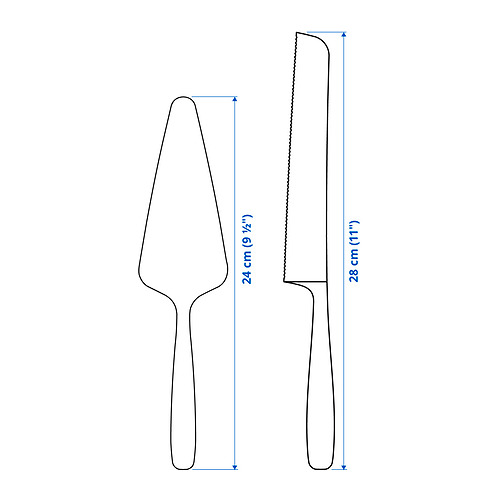 TILLAGD, serving set, 2 pieces. 5 of 5 open dialog