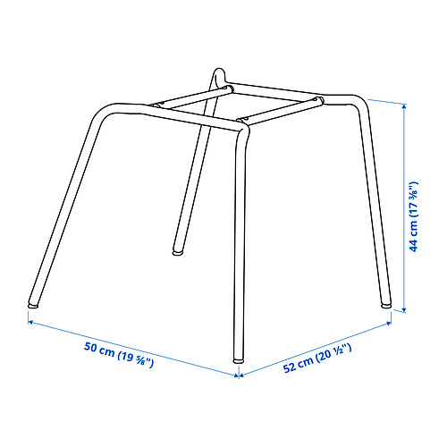 SKÅLSTA, armazón inferior de silla. 4 de 4 abrir diálogo