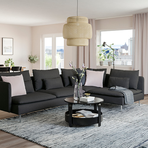 SÖDERHAMN, 4-seat corner sofa, with open end. 2 of 7 open dialog