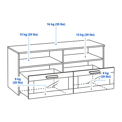 BRIMNES, TV unit. 6 of 6 open dialog