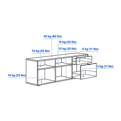 VIHALS, TV/storage combination. 5 of 5 open dialog