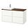 Select colour variation: White / brown walnut effect