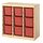 Select colour variation: room divider/light white stained pine red