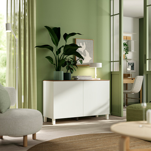 BESTÅ, combinación almacenamiento+puertas. 2 de 3 abrir diálogo