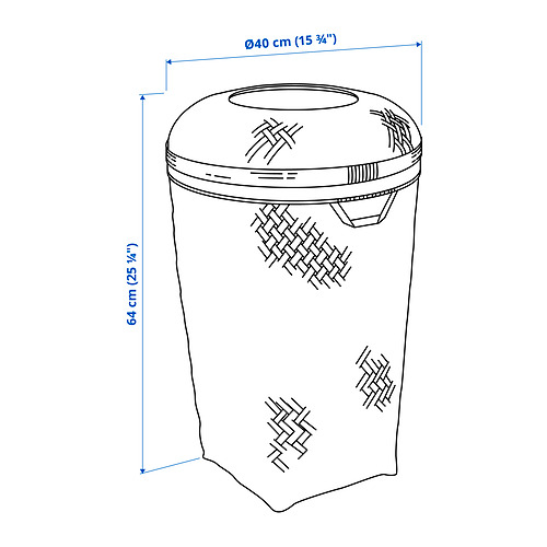 SALUDING, laundry basket. 5 of 5 open dialog