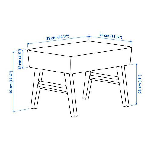 EKENÄSET, sillón y reposapiés. 6 de 6 abrir diálogo