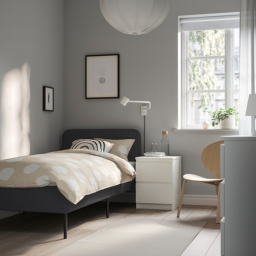 SLATTUM, upholstered bed Twin. 2 of 8 open dialog