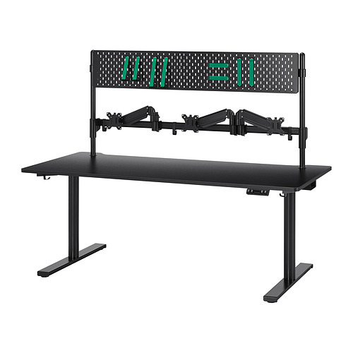 MÅLOMRÅDE, gaming desk sit/stand. 2 of 13 open dialog