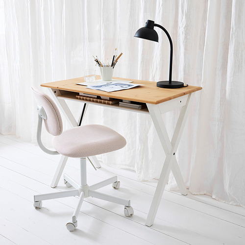 BOLLPOJKE / BLECKBERGET, desk and chair. 2 of 10 open dialog