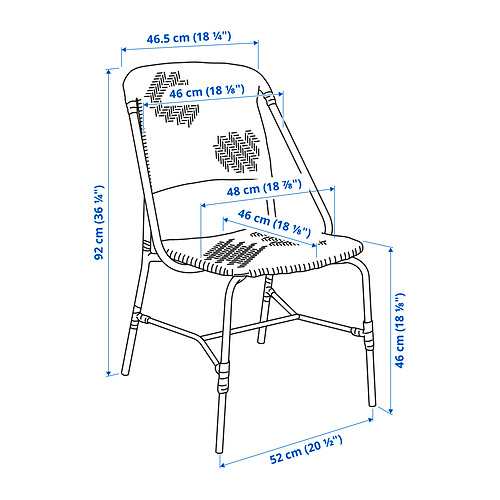 NORRMANSÖ / VASSHOLMEN, table and 6 chairs, outdoor. 6 of 10 open dialog