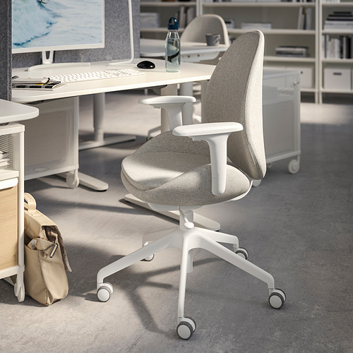 HATTEFJÄLL, office chair with armrests. 4 of 16 open dialog