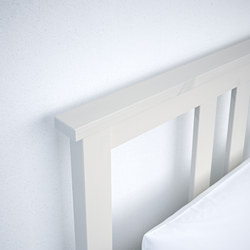Measurement Illustration - HEMNES bed with mattress Twin