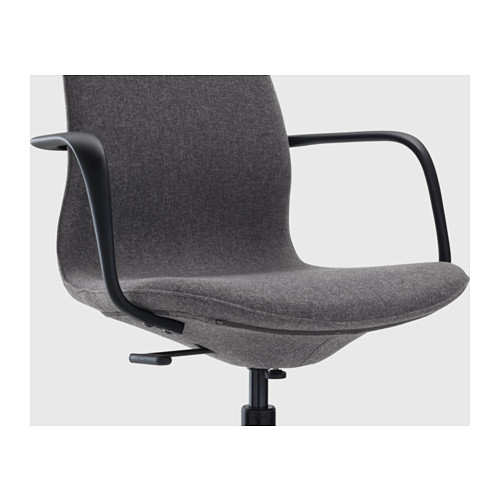 LÅNGFJÄLL, silla de trabajo con reposabrazos. 5 de 9 abrir diálogo