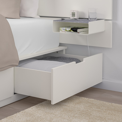NORDLI, cama Queen con mattress y cabecera. 7 de 15 abrir diálogo