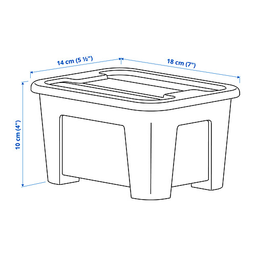 SAMLA, caja con tapa. 7 de 7 abrir diálogo