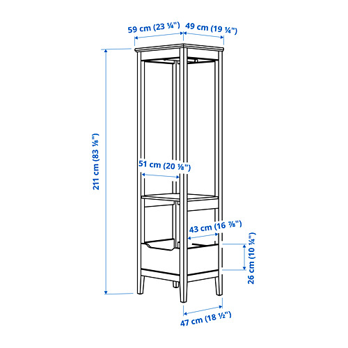 IDANÄS, open wardrobe. 5 of 5 open dialog