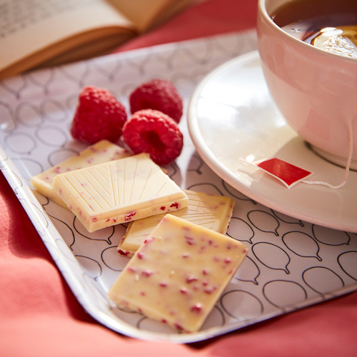 BELÖNING, tableta de chocolate blanco. 2 de 3 abrir diálogo