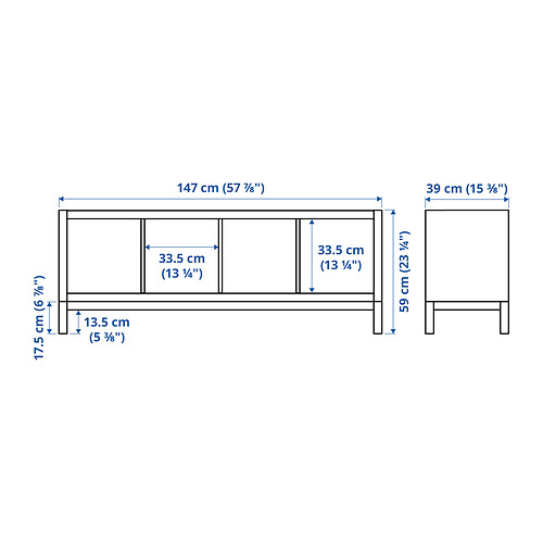 KALLAX, shelving unit with underframe. 3 of 6 open dialog