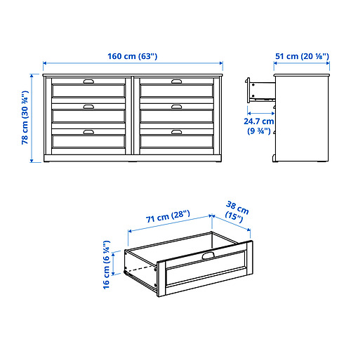 FÅGELFJÄLLET, muebles de dormitorio, juego de 5. 13 de 15 abrir diálogo