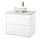 Select colour variation: high gloss white/white marble effect