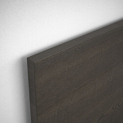 Measurement Illustration - MALM Queen high bed frame with 2 storage boxes