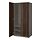 Selecciona una variación de color: gris oscuro/marrón oscuro efecto roble teñido, 39 3/8x23 5/8x79 1/4 "