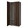 Current variation: dark gray/dark brown stained oak effect, 39 3/8x23 5/8x93 1/8 